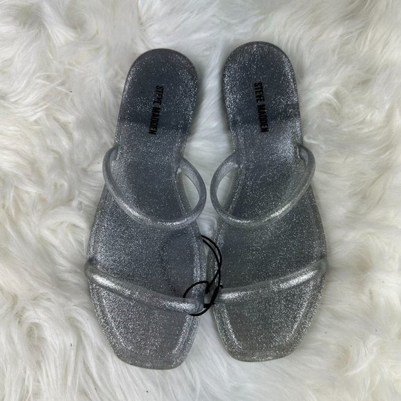 Steve Madden Pike Sandals in Silver - Picture 2 of 4